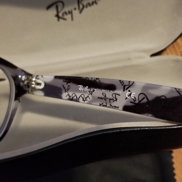 Ray Ban Black Wayfarer Eyeglasses Frames - Picture 3 of 7